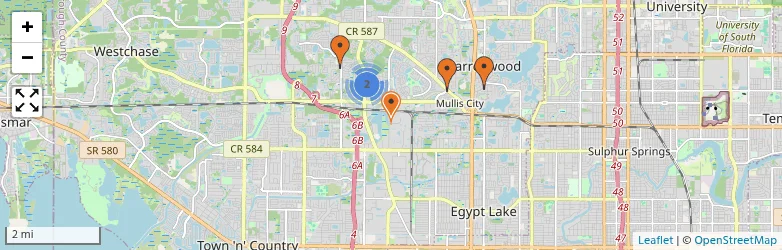 Related schools map