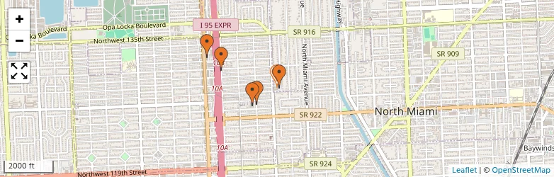 Related schools map