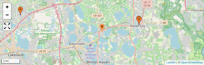 Related schools map