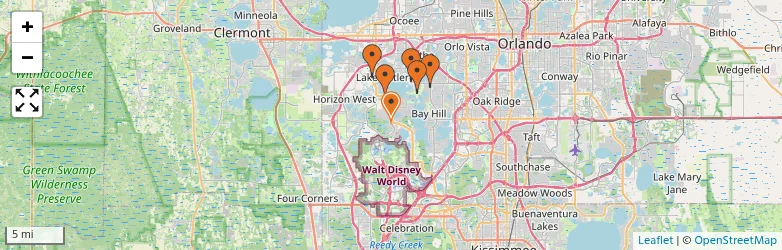 Related schools map