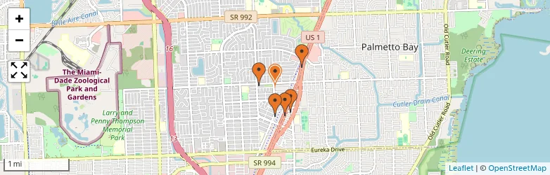 Related schools map