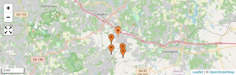 Related schools map