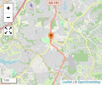 Map of Omega Learning Center - South Forsyth