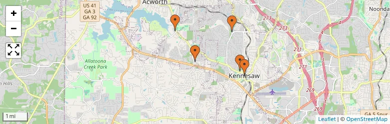 Related schools map