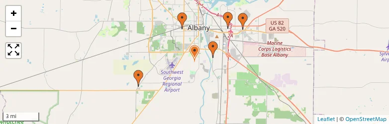 Related schools map