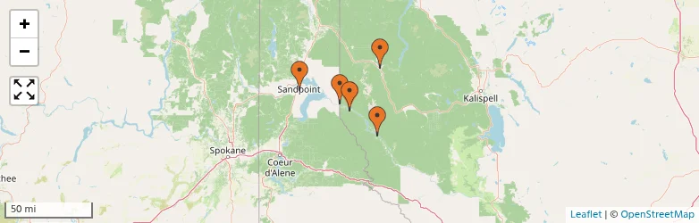 Related schools map