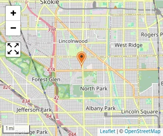 Map of Yeshiva Gedola Of The Midwest/yeshiva Eitz Chaim
