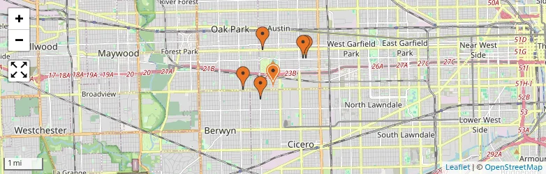 Related schools map
