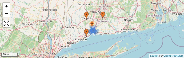 Related schools map