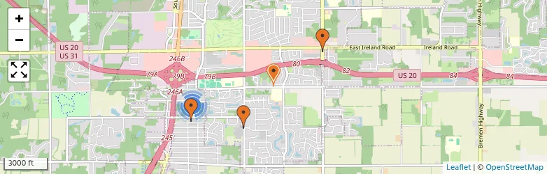 Related schools map