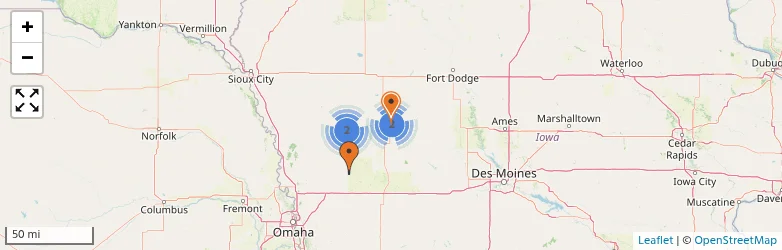 Related schools map