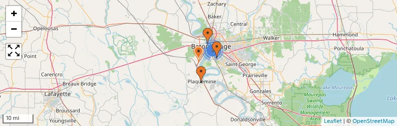 Related schools map