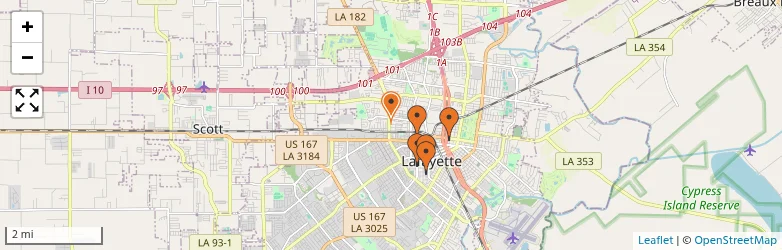 Related schools map