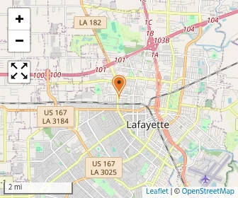 Map of The Church Academy In Lafayette