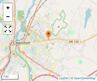 Map of Spurwink-lewiston/auburn