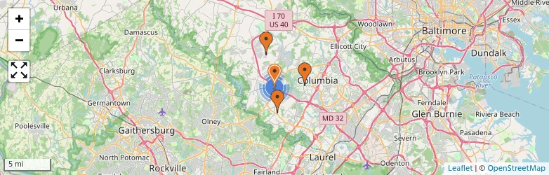 Related schools map