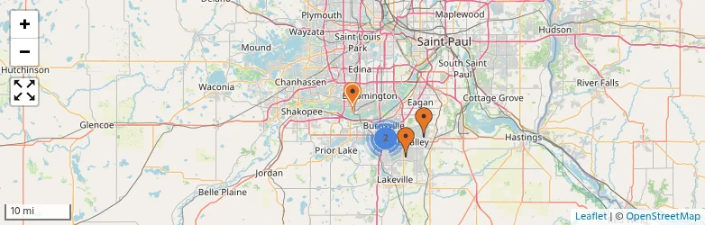 Related schools map
