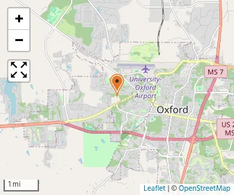 Map of The University Of Mississippi High School