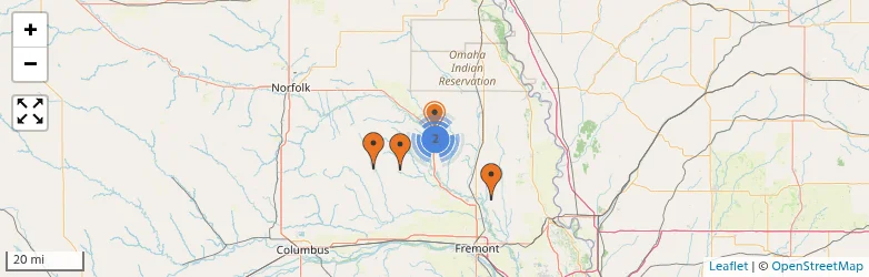 Related schools map