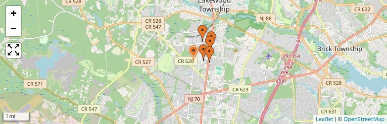 Related schools map