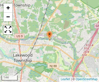 Map of Yeshiva Gedolah Keren Hatorah