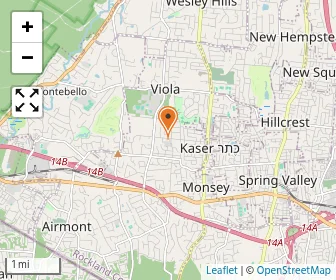 Map of Congregation Divrei Chaim