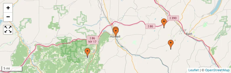 Related schools map