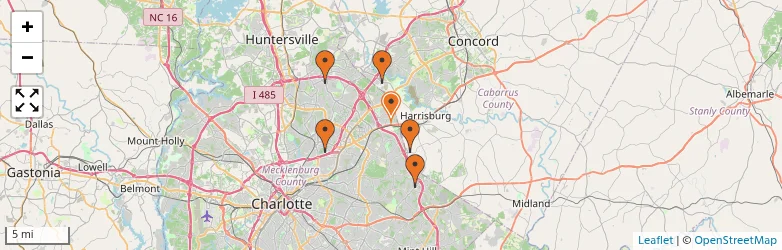 Related schools map