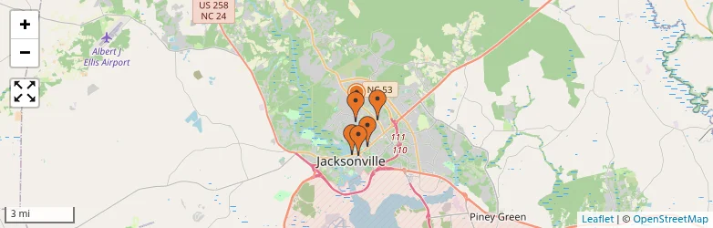 Related schools map
