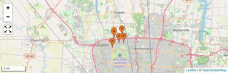 Related schools map