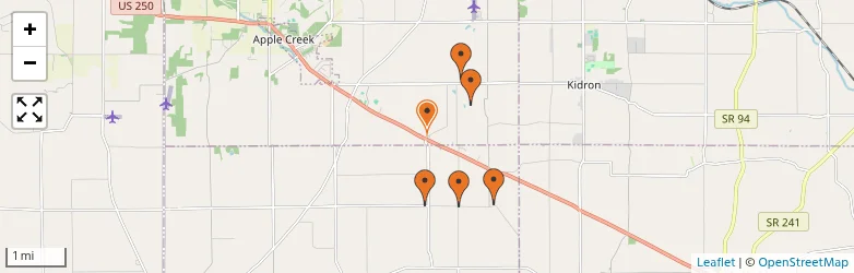Related schools map