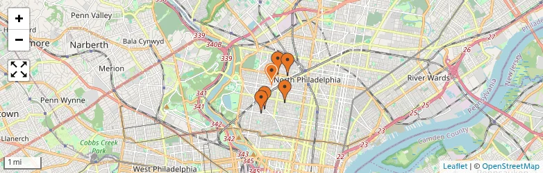 Related schools map
