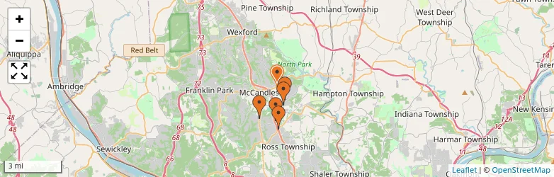 Related schools map