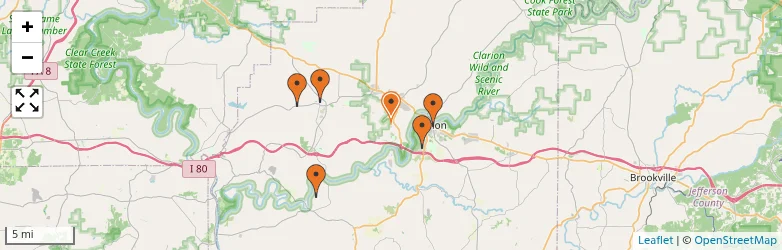 Related schools map