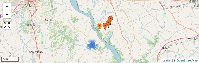 Related schools map