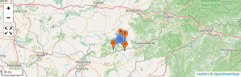 Related schools map