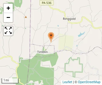 Map of Rocky Ridge Amish School