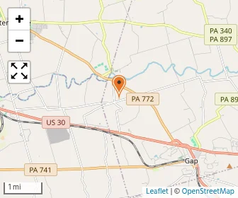 Map of Sunset Valley Amish Parochial School