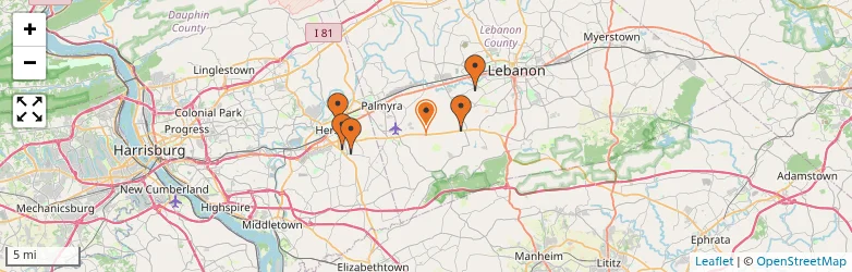 Related schools map