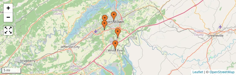 Related schools map
