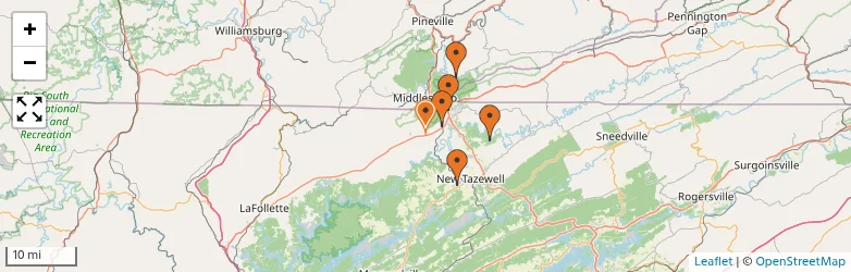 Related schools map