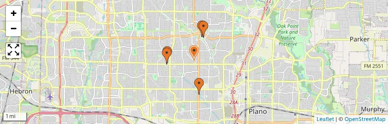 Related schools map