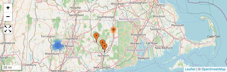 Related schools map