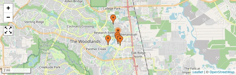 Related schools map