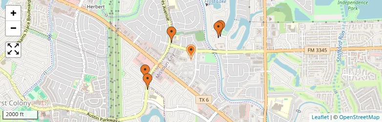 Related schools map