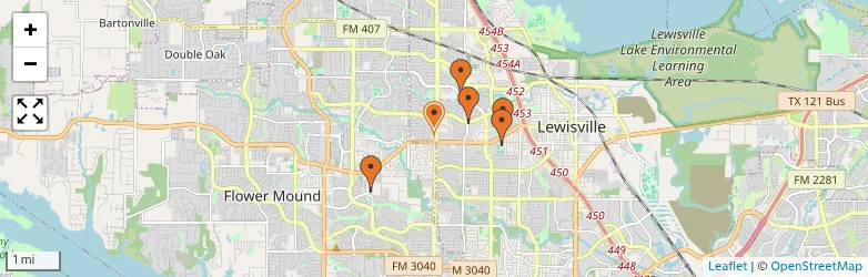 Related schools map