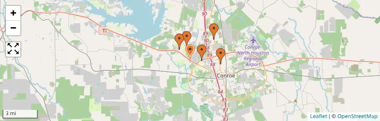 Related schools map