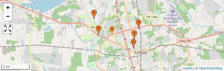 Related schools map