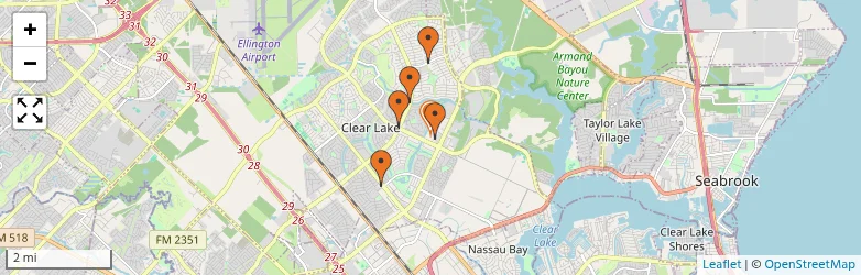 Related schools map