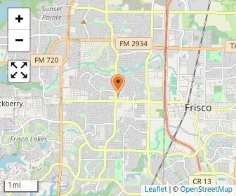 Map of Primrose School Of Frisco At Main And Teel
